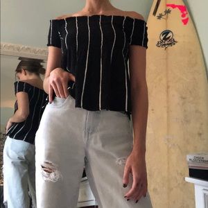 Kendall & Kylie off the shoulder top